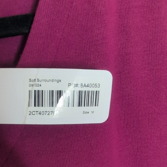 Soft Surroundings Fuchsia Marla Dress NWT - Picture 5 of 10
